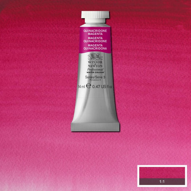 Quinacridone Magenta 14ml - S3 Professional Watercolour