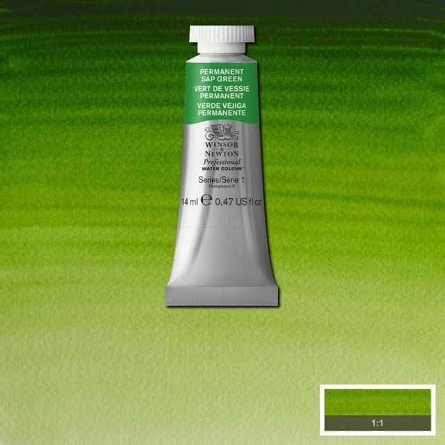 Permanent Sap Green 14ml - S1 Professional Watercolour
