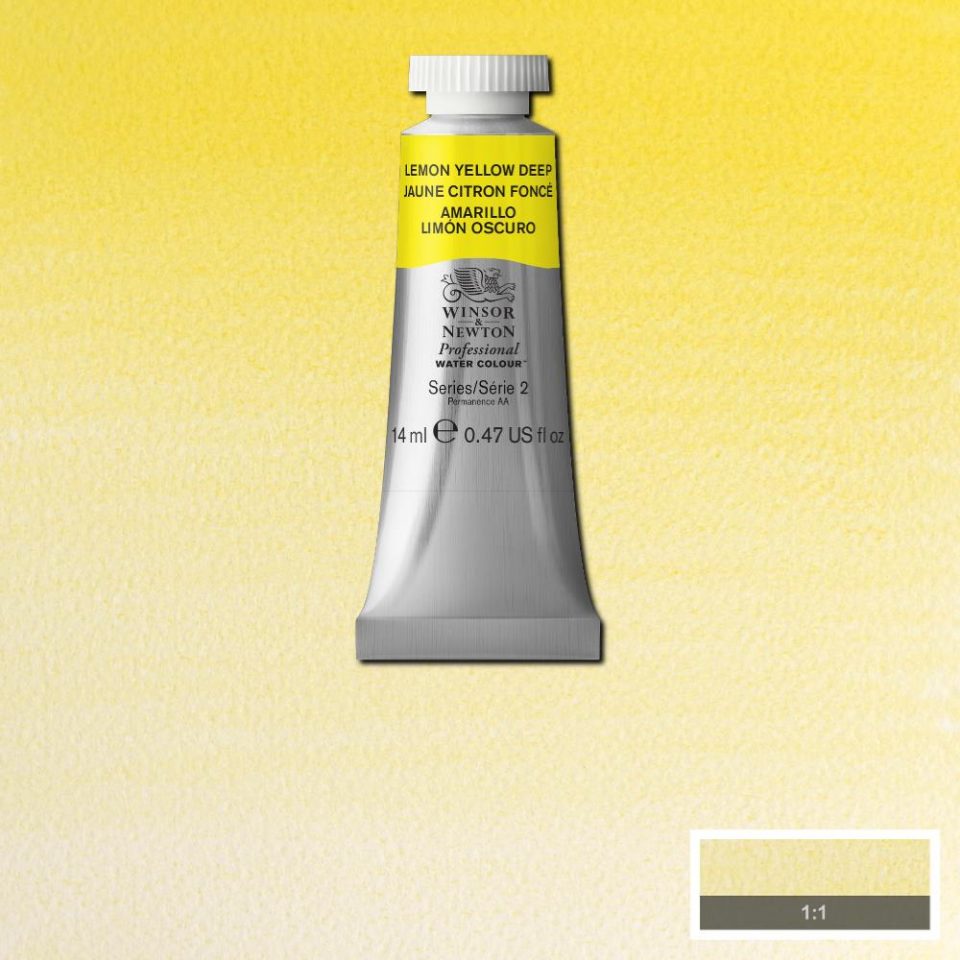 Lemon Yellow Deep 14ml - S4 Professional Watercolour