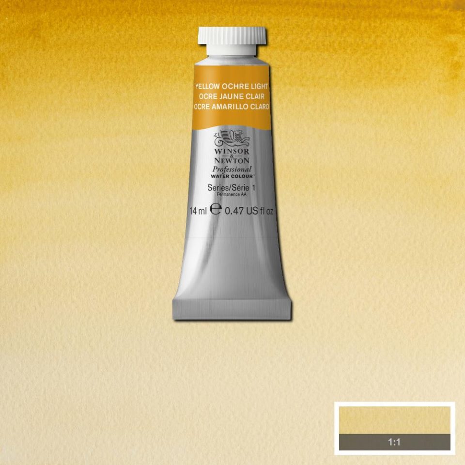Yellow Ochre Light 14ml - S1 Professional Watercolour