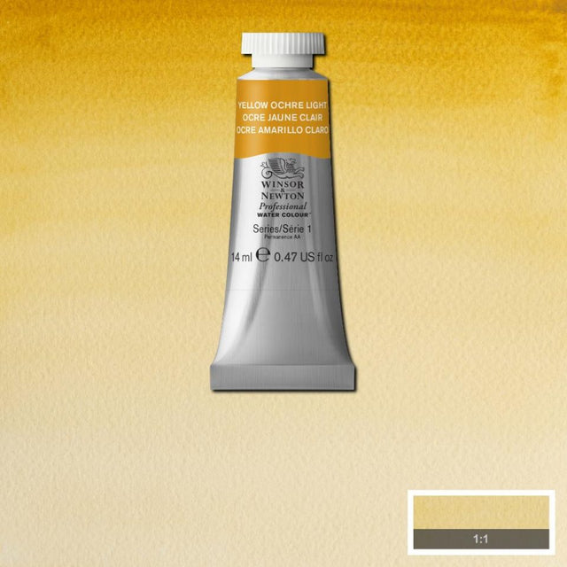 Yellow Ochre Light 14ml - S1 Professional Watercolour
