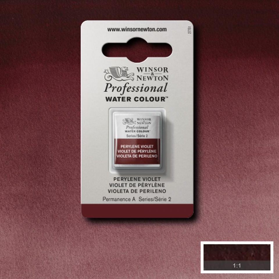 Perylene Violet Half Pan - S2 Professional Watercolour