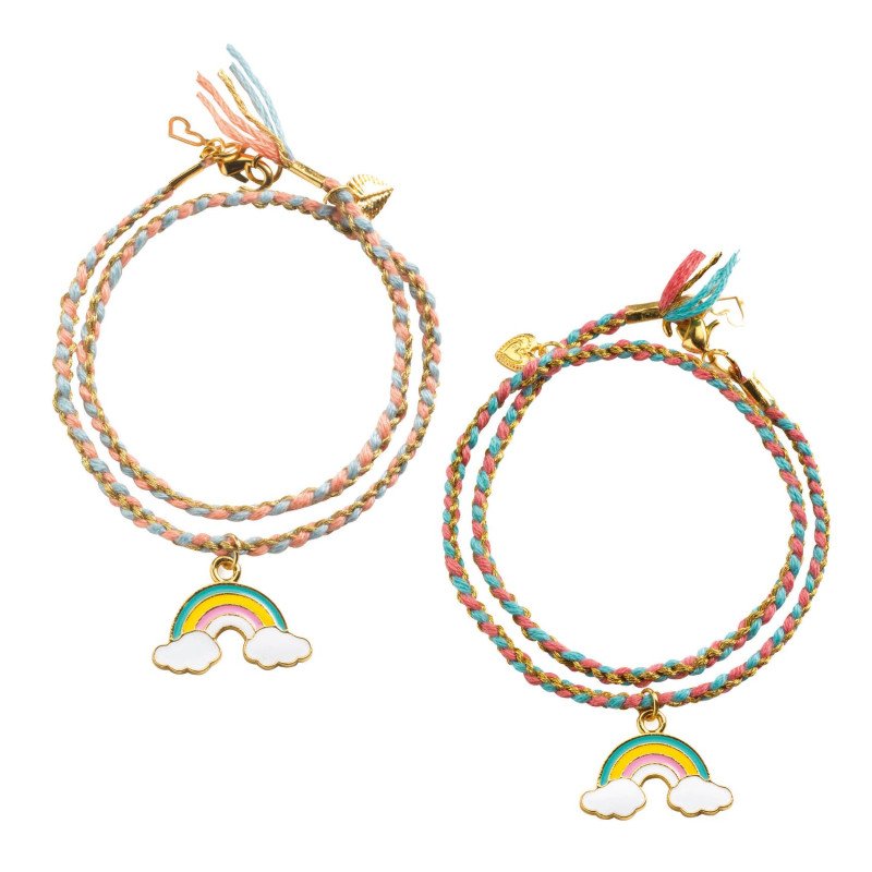 Djeco Rainbow Kumihimo Bracelet Craft Kit