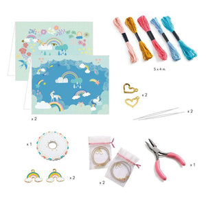 Djeco Rainbow Kumihimo Bracelet Craft Kit