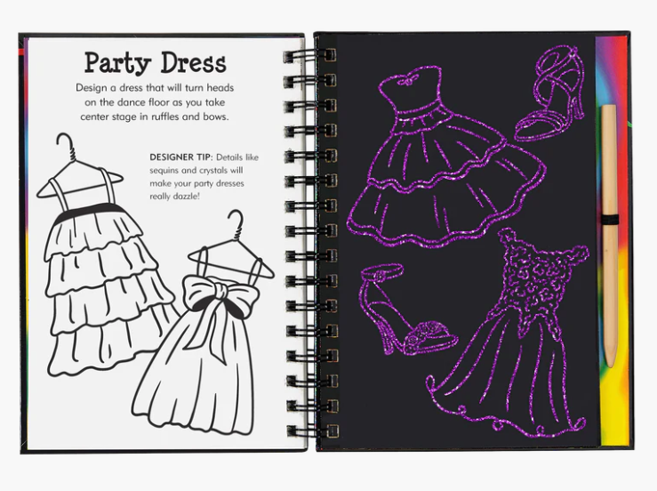 Fashion Show Scratch and Sketch