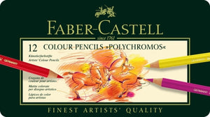 Faber 12 Polychromos Colour Pencils