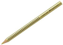 Jumbo Grip Metallic Pencil- Gold