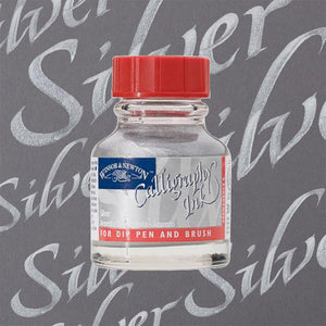 Winsor & Newton - Calligraphy Ink - 30ml Silver
