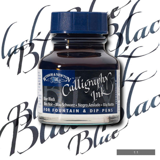 Winsor & Newton - Calligraphy Ink - 30ml Blue Black