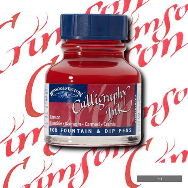 Winsor & Newton - Calligraphy Ink - 30ml Crimson
