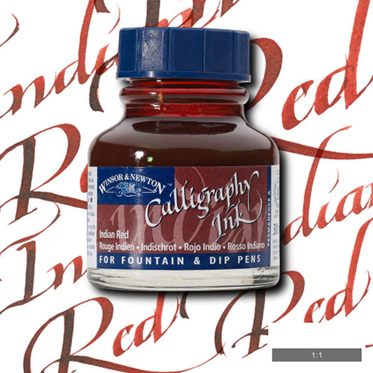 Winsor & Newton - Calligraphy Ink - 30ml Indian Red