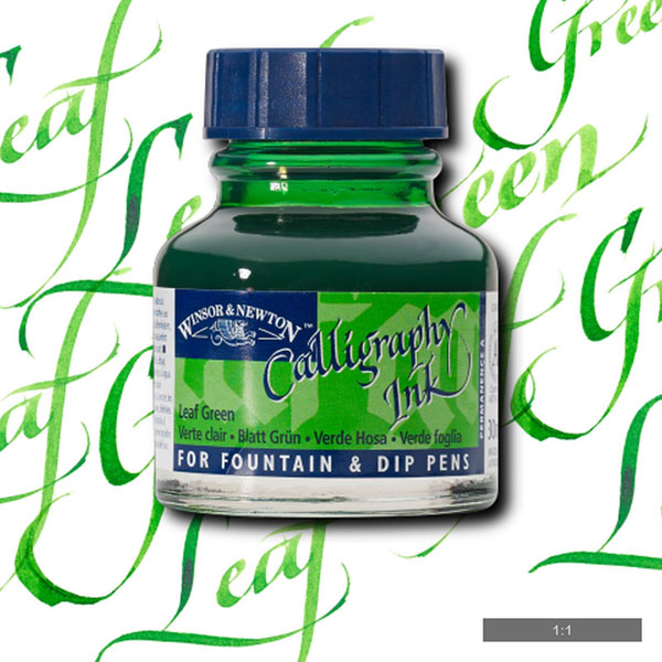 Winsor & Newton - Calligraphy Ink - 30ml Leaf Green