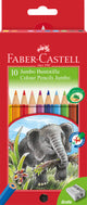 Jumbo Colour Pencils Pack Of 10 Full Length