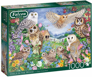 1000pc Deluxe Owls in the Wood