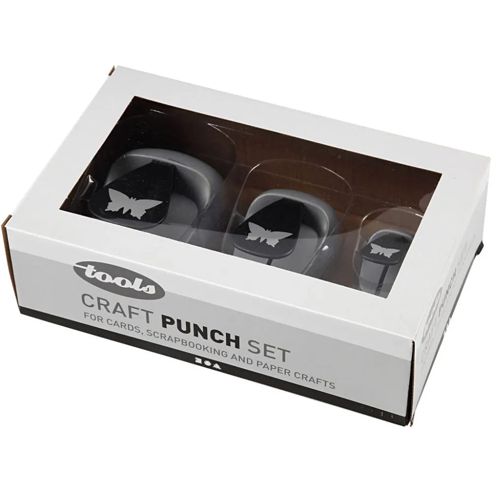 Craft Punch Set, Butterfly, 25+49+