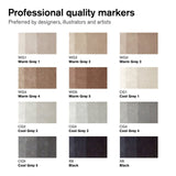 Winsor & Newton Promarker Brush 12 Greys