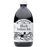 Winsor & Newton - Drawing Ink - 500ml Black Indian