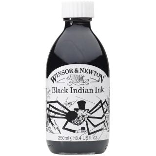 Winsor & Newton - Drawing Ink - 250ml Black Indian