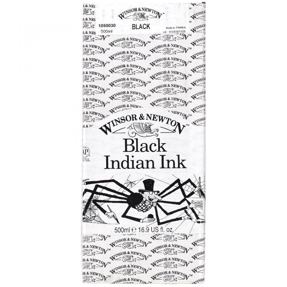 Winsor & Newton - Drawing Ink - 500ml Black Indian