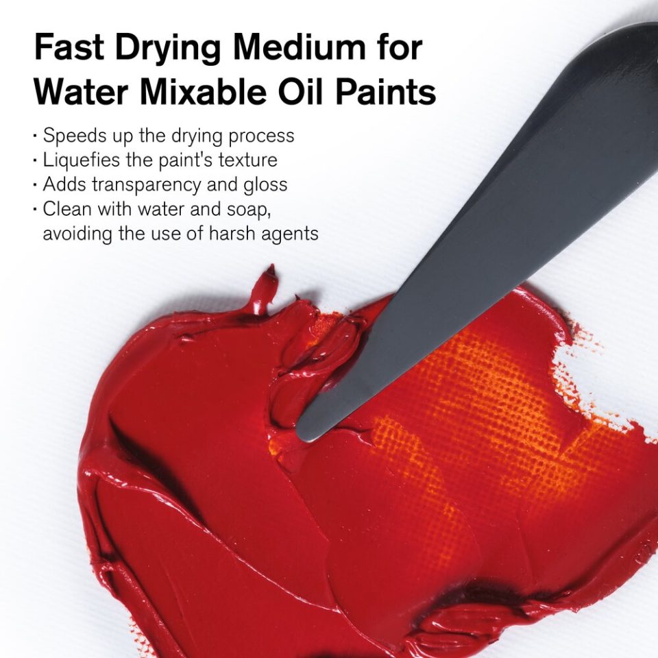 Winsor & Newton Water Mixable Fast Drying Medium 250ml