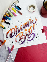 Premium Fibre-Tip Pen - STABILO Pen 68 brush ARTY - Wallet of 10 - Assorted Colours