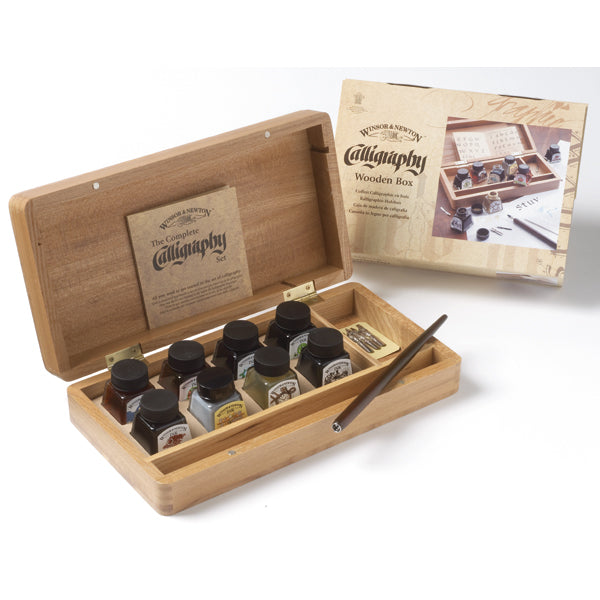Winsor & Newton - Calligraphy Ink - Wooden Box Set