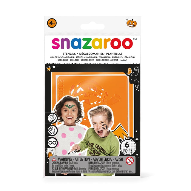Snazaroo - 6 Stencils - Halloween