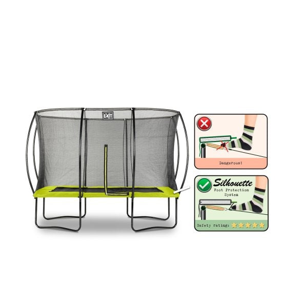 EXIT Silhouette Rect. 214x305 (7x10ft) (Lime)