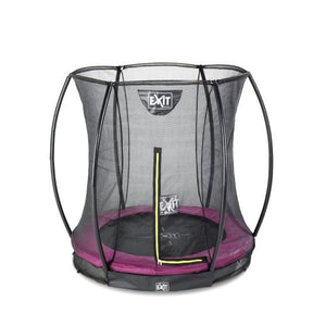 EXIT Silhouette ground trampoline ø183cm with safety net - pink