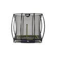 EXIT Silhouette ground trampoline 153x214cm with safety net - black