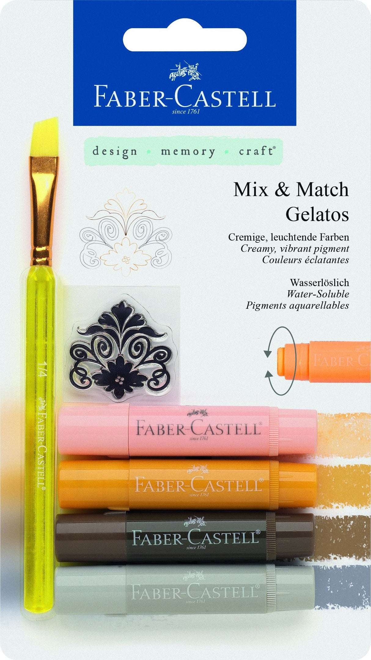Gelatos Crayon 4Pk- Neutral