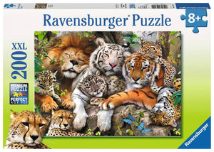 Children’s Puzzle Big Cat Nap - 200 Pieces Puzzle