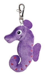 YOOHOO SEA SPARKLES 4in KEYCLIP SEA HORSE