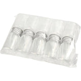 Plastic Jar with Screw-on Lid (10 Pack)