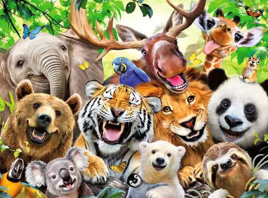 Exotic Animals Selfie, 300pc XXL
