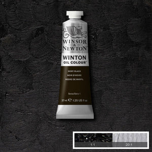 Winton Oil Colour Ivory Black 37ml