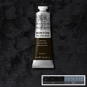Winton Oil Colour Lamp Black 37ml