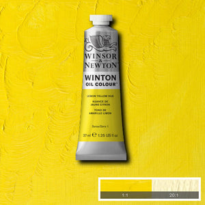 Winton Oil Colour Lemon Yellow Hue 37ml
