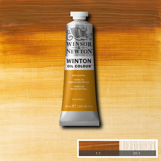 Winton Oil Colour Raw Sienna 37ml