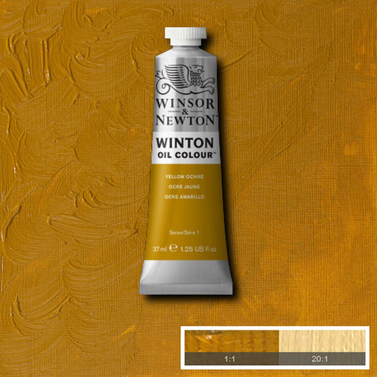 Winton Oil Colour Yellow Ochre 37ml