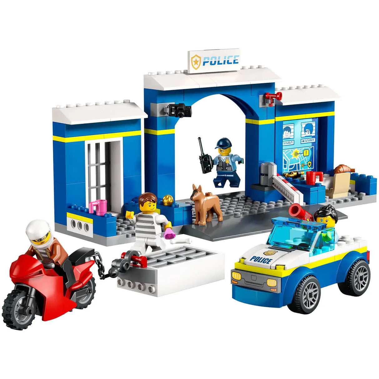 Lego Police Station Chase