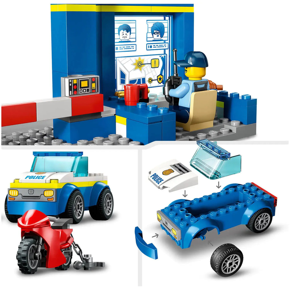Lego Police Station Chase