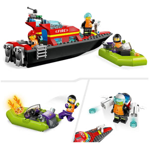 Lego Fire Rescue Boat