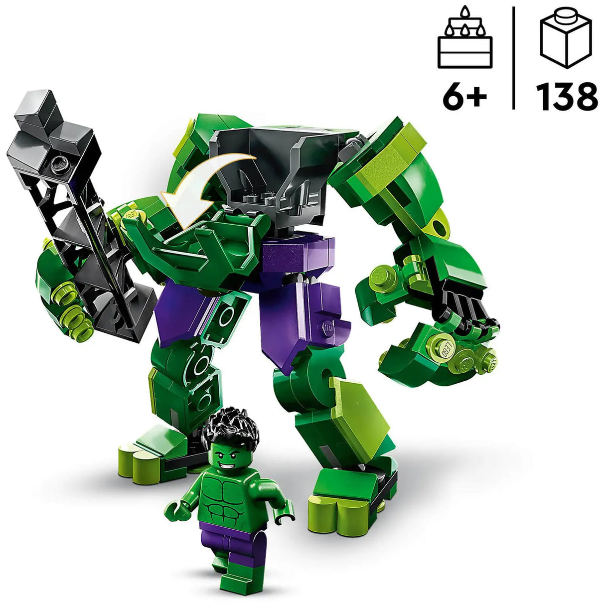 Lego Super Hero Hulk Mech Armor