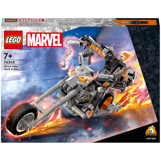 Lego Super Hero Ghost Rider Mech & Bike