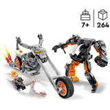 Lego Super Hero Ghost Rider Mech & Bike