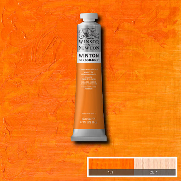 Winton Oil Colour Cadmium Orange Hue 200ml
