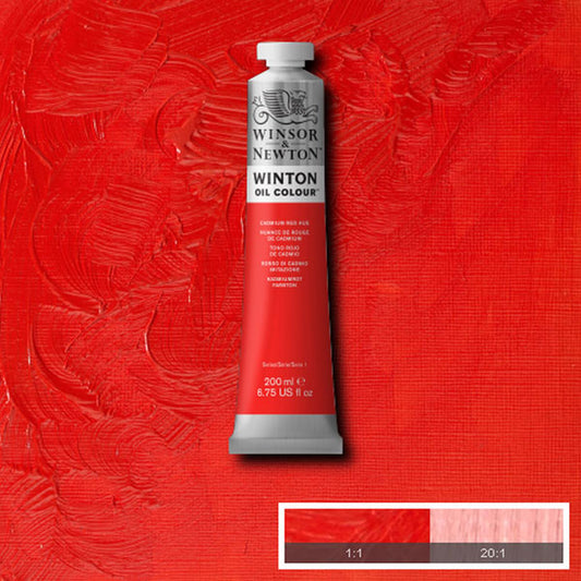 Winton Oil Colour Cadmium Red Hue 200ml