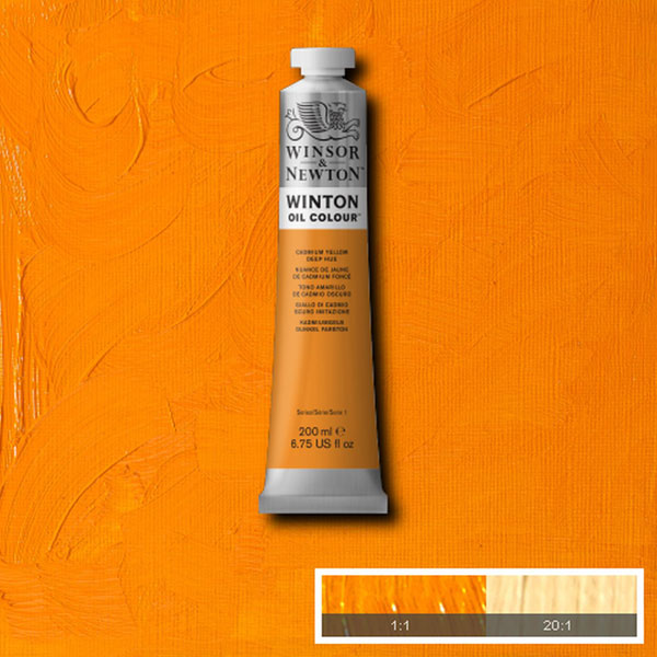 Winton Oil Colour Cadmium Yellow Deep Hue 200ml