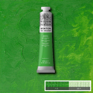 Winton Oil Colour Permanent Green Light 200ml
